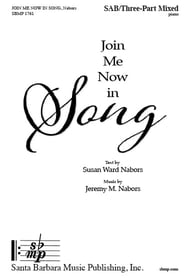 Join Me Now in Song SAB choral sheet music cover Thumbnail